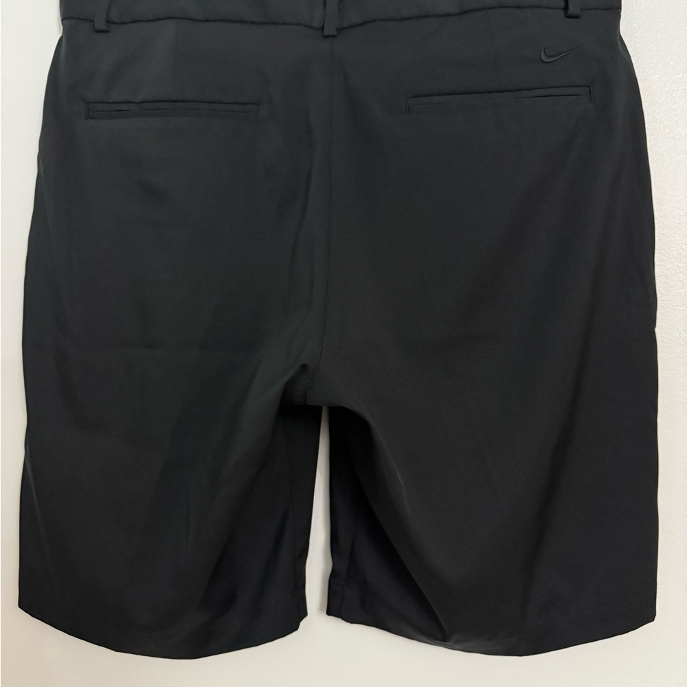 Nike Black Flat Front Shorts Tailored Design